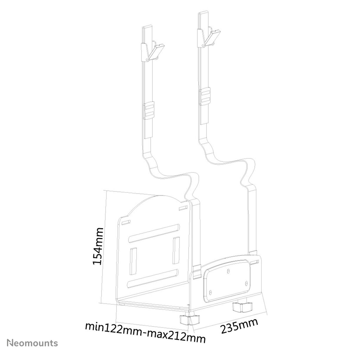 Protsessorialus Neomounts CPU-W100BLACK